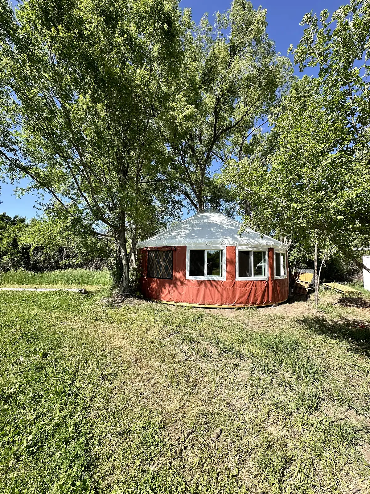 Ananda Forest’s home yurt